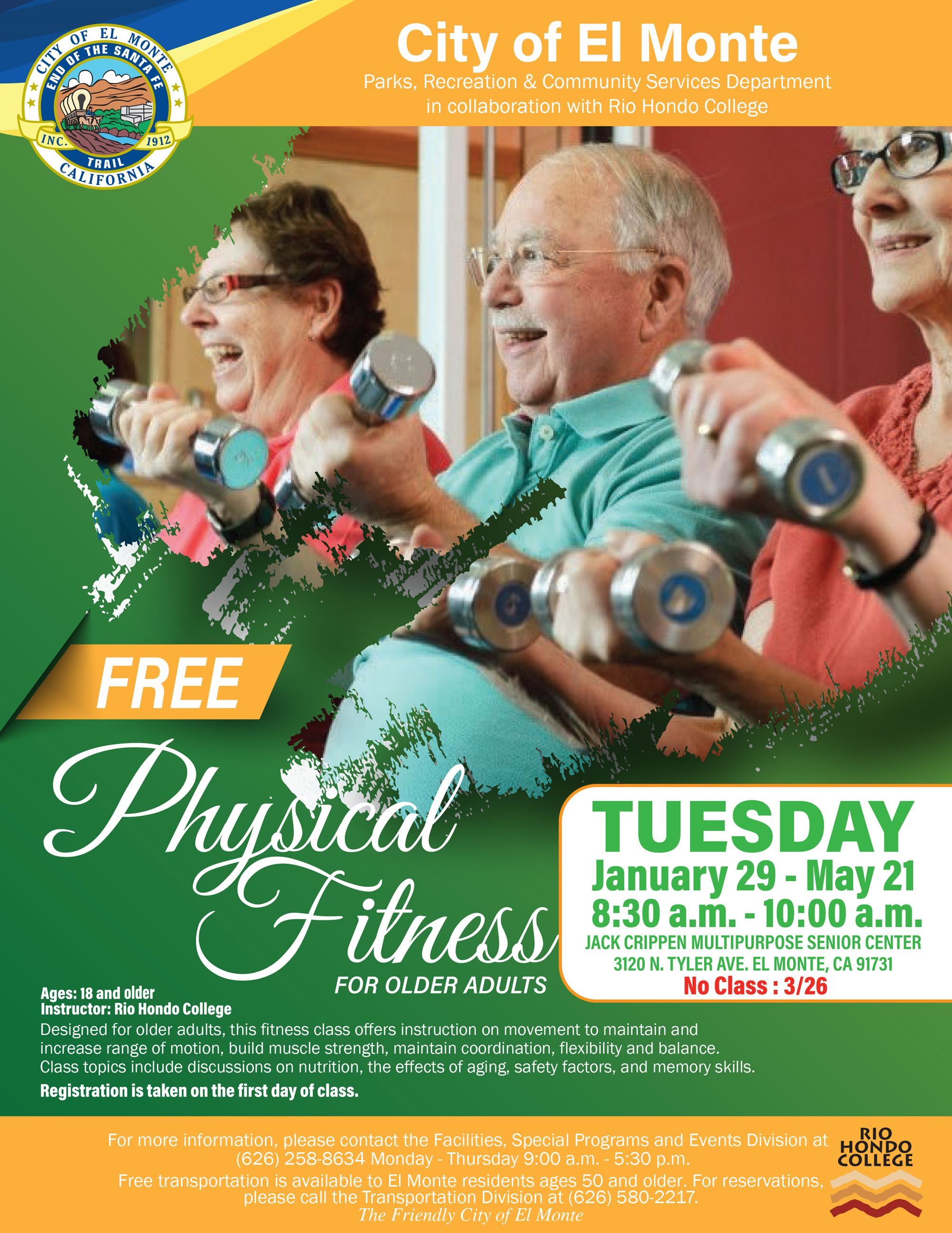 Fitness for Older Adults Flyer