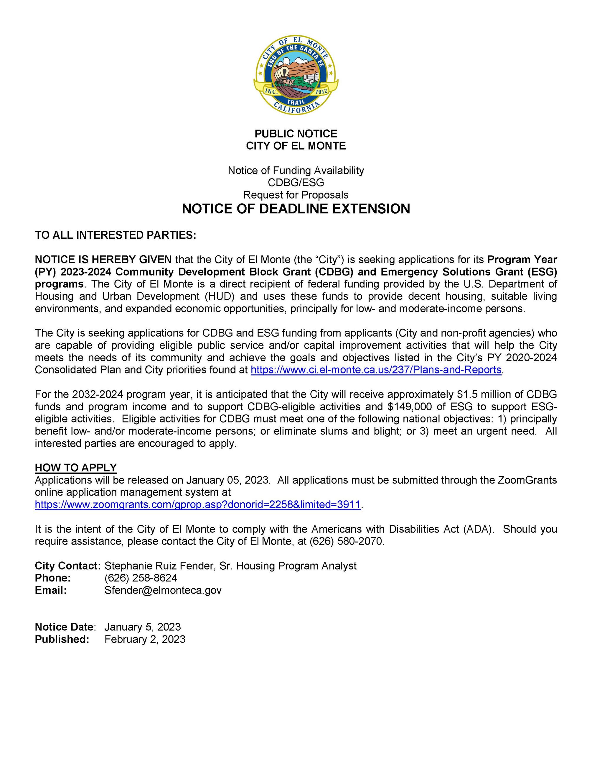 Extended.CDBG_ESG PY 2023-24 NOFA Public Notice