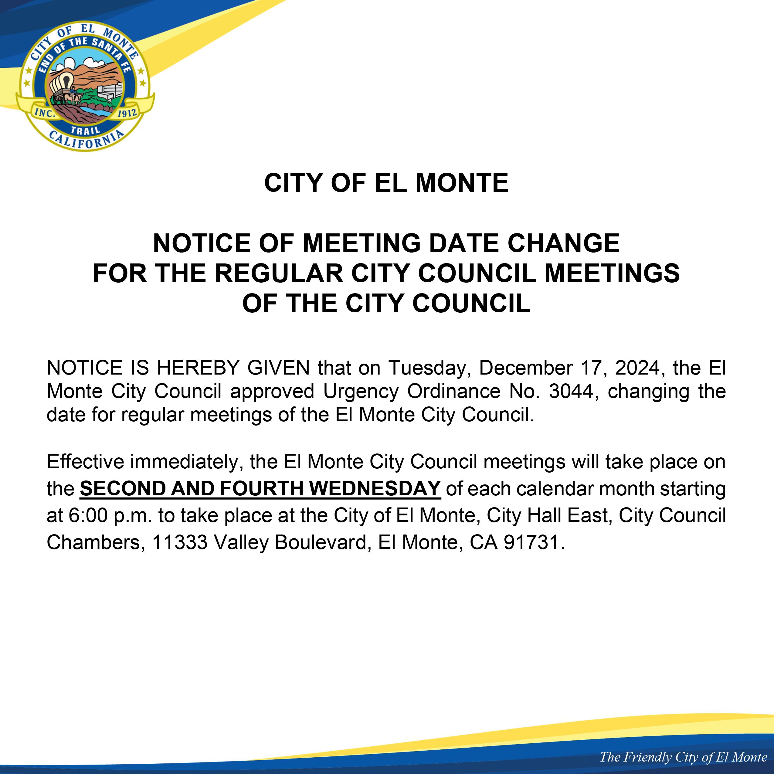 CITY OF EL MONTE CITY COUNCIL MEETINGS-01