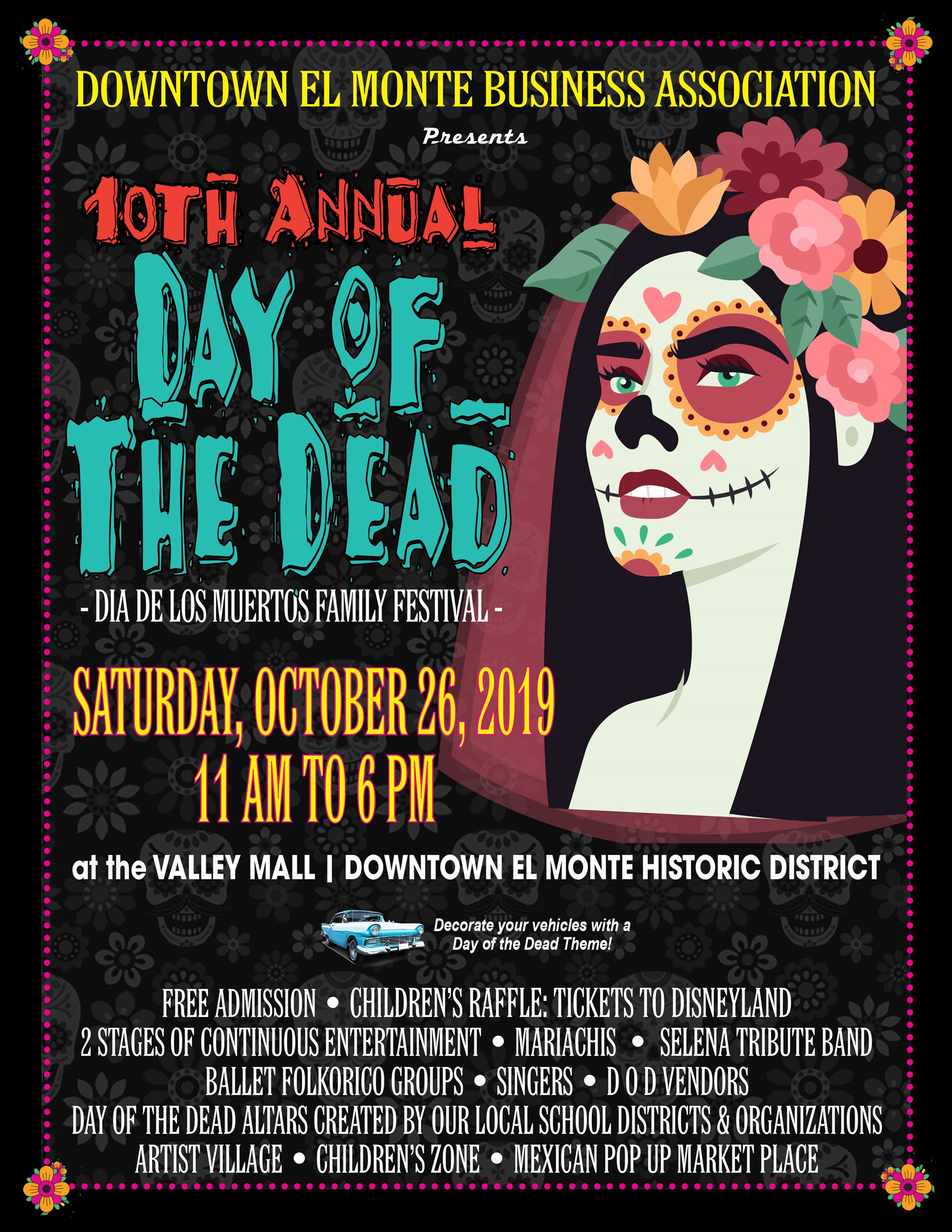 DEMBA Day of the Dead Flyer 2019 as